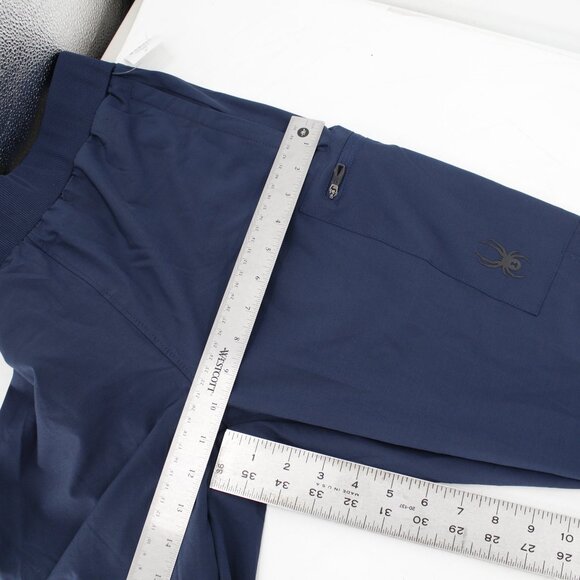 NWT Spyder pants mens small L30 Active Quick Dry Joggers Stretch blue pockets - Picture 12 of 14